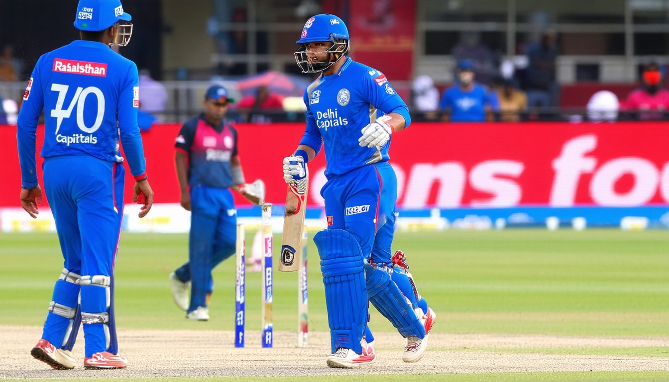 Delhi Capitals vs Rajasthan Royals Timeline: Key Match Highlights & Moments