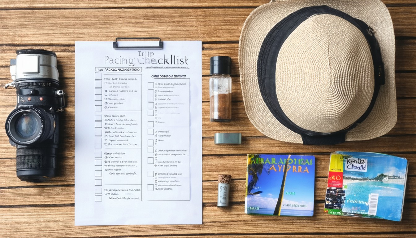 Kerala Trip Packing Checklist: Essentials to Bring for Your Kerala Vacation