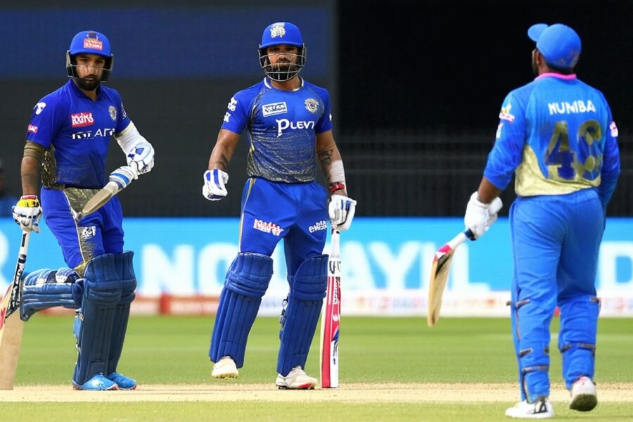 Mumbai Indians vs Rajasthan Royals Standings in IPL Points Table