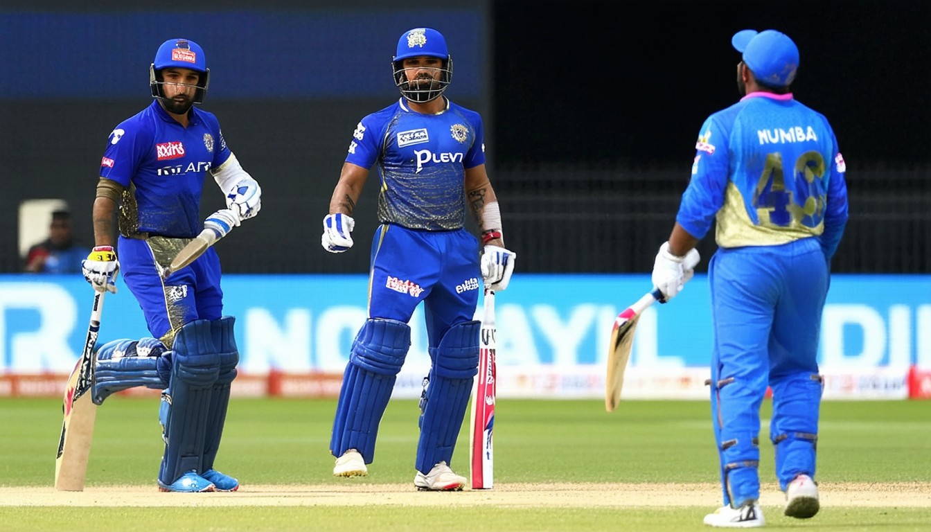 Mumbai Indians vs Rajasthan Royals Standings in IPL Points Table